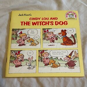 Jack Kent's Cindy Lou And The Witch's Dog *Vintage* Children's Paperback Book